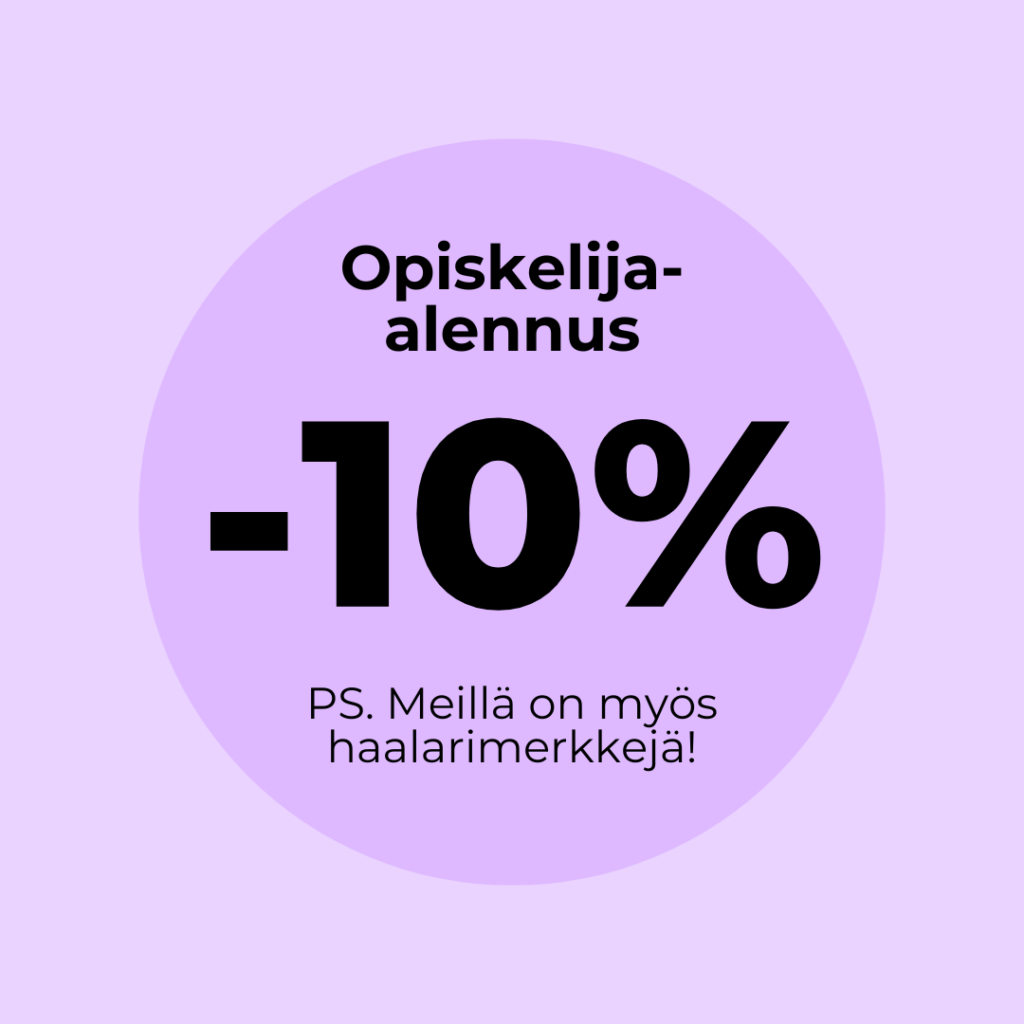 Opiskelija-ale -10%