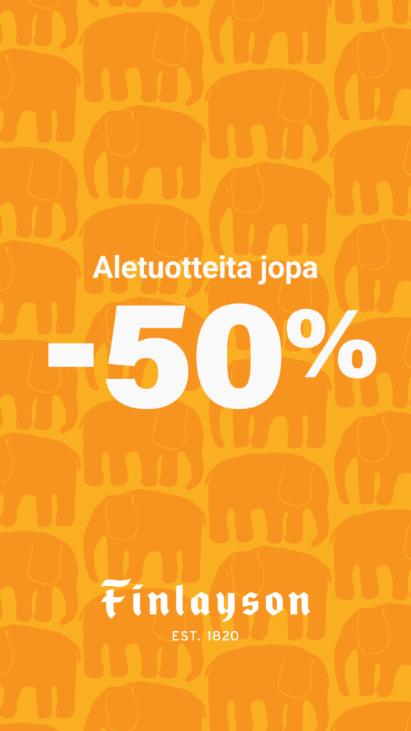 KESÄALE ON ALKANUT! Tuotteita jopa -50 %
