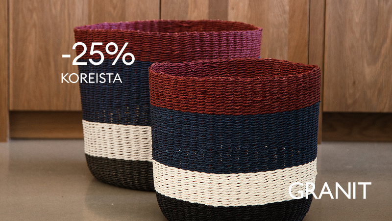Kaikki korit -25%