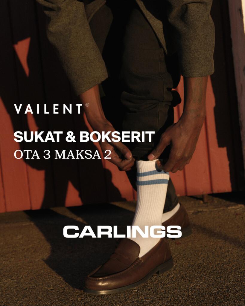 Kaikki Vailentin sukat & bokserit Ota 3 Maksa 2