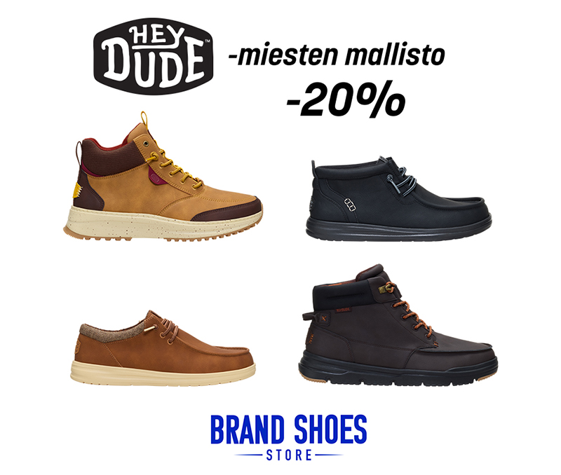 Hey Dude -miesten kenkämallisto