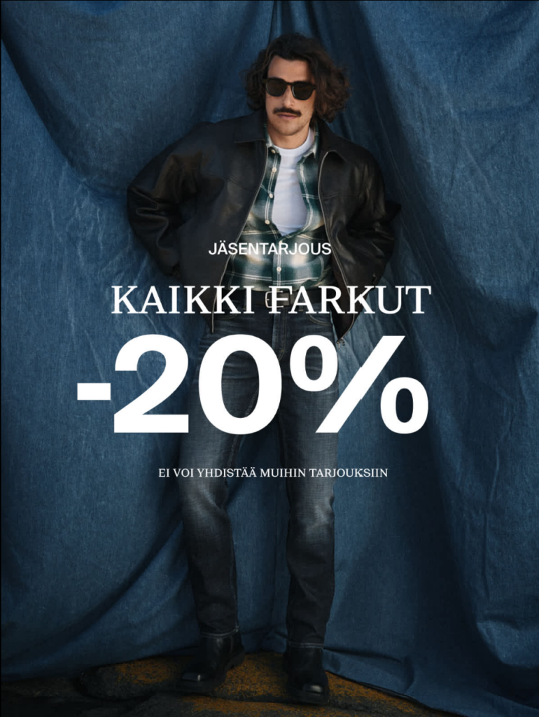 SUPER WEEKEND – KAIKKI FARKUT -20%